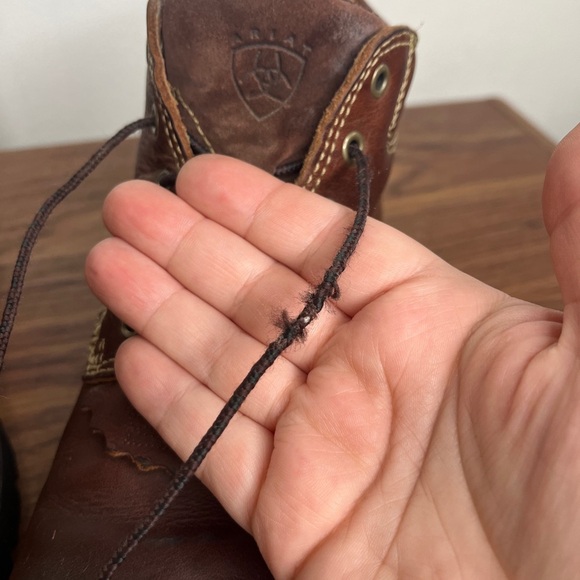 ARIAT Canyon Women’s size 7B Leather Lace Up Riding Work Boots Outdoors Hiking - Picture 7 of 13